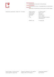 Corporate Design Niedersächsisches Landeskrankenhaus 3, Briefpapier